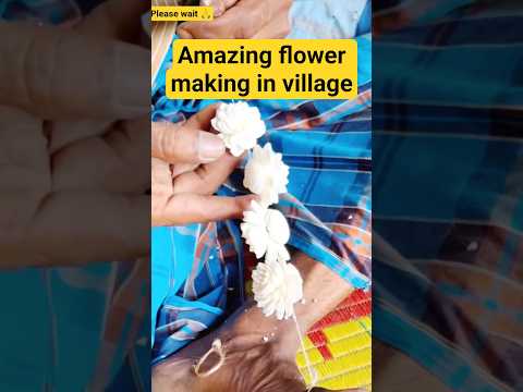 how to make flower in village 🧐👌🙏#shortsfeed #youtubeshorts #shortsviral
