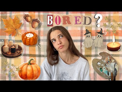 Creative Things to do when you’re bored Pt.14  *autumn+halloween edition 🍂🍁🎃