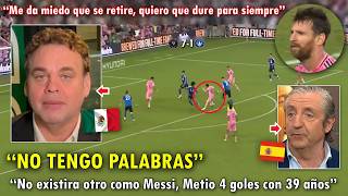 "MESSI PARA SIEMPRE" PERIODISTAS MEXICANOS y DEL MUNDO de RODILLAS ante LIONEL MESSI TRAS POKER HOY