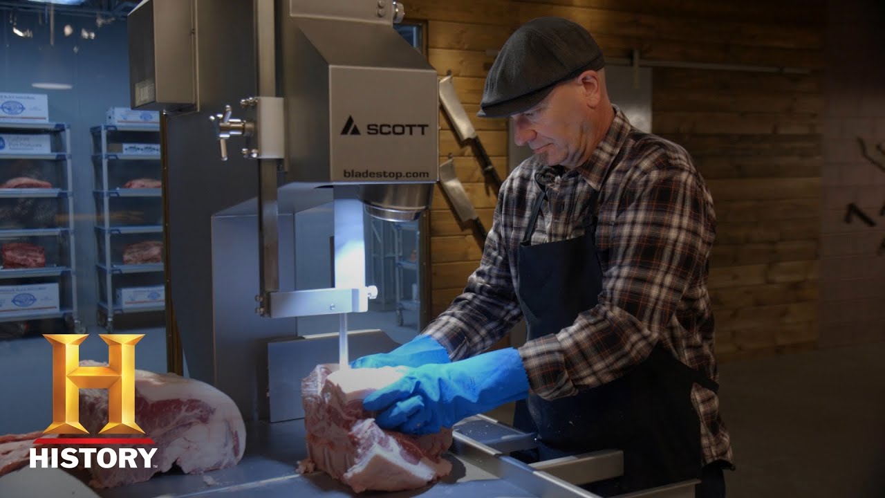 The Butcher: Dave Cuts Steaks on the Bandsaw - Exclusive - History