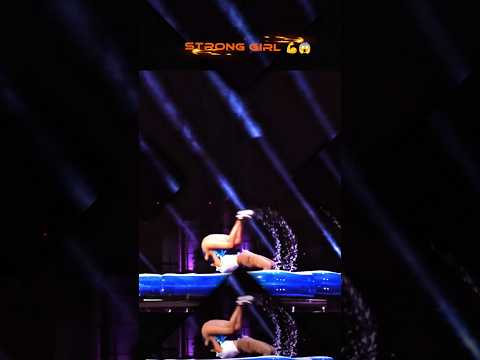 got talent global 😱 tha lady judge Nikki Bella body slam to plays #shorts 👍