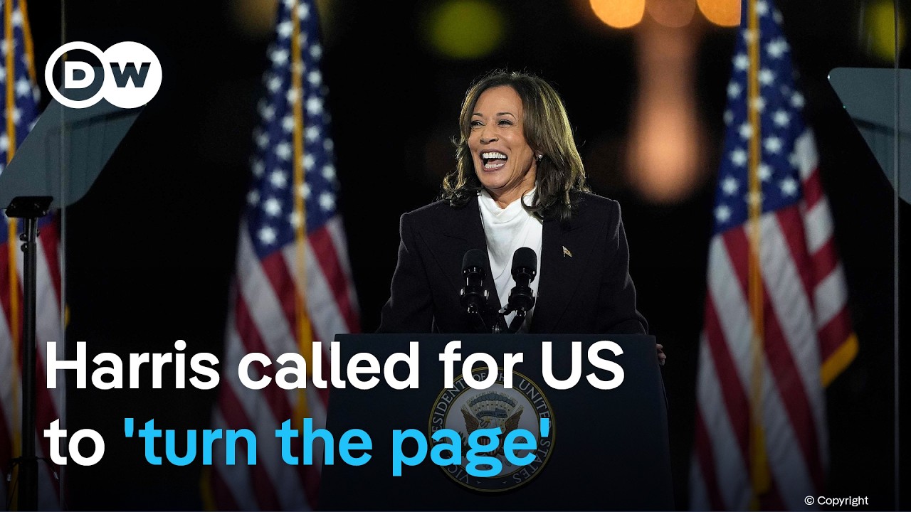 Kamala Harris delivers closing argument in Washington DC | DW News