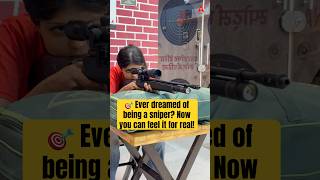 🎯 Ever dreamed of being a sniper? Now you can feel it for real! #sniper #airrifleshooting #mumbai