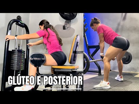 MEGA TREINO DE GLÚTEO E POSTERIOR- Academia