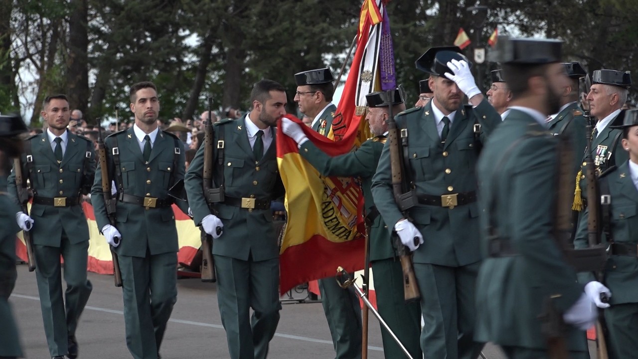 Jura de Bandera de la 131ª Promoción de la Academia de Cabos y Guardias de la Guardia Civil de Baeza