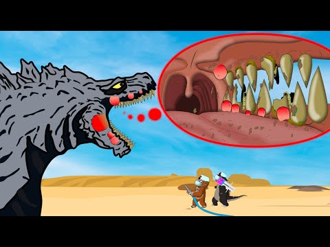 Rescue Tooth GODZILLA EARTH From GODZILLA & KONG: The Battle Against Decay | Godzilla Cartoon