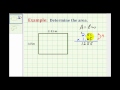 Understanding Area Calculation of a Rectangle