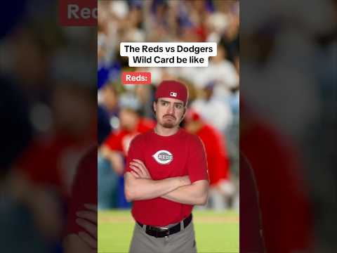Reds vs Dodgers Wild Card be like😂⚾️