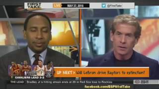 ESPN First Take   Russell Westbrook Laughs When Asked About Stephen Curry
