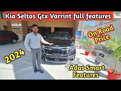 Kia Seltos Gtx  Varrint  full features details | Kia Seltos Feature & On road Price 2024