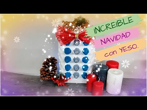 Fabulosas IDEAS para decorar TU CASA en NAVIDAD con YESO