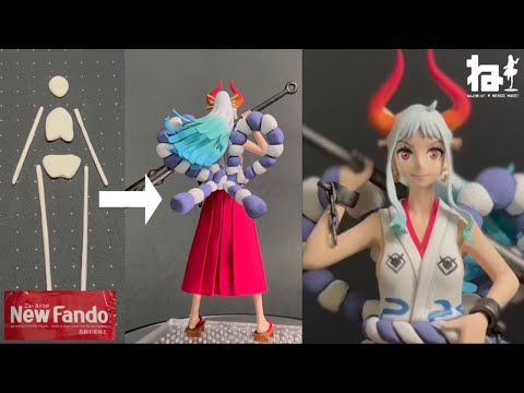 【ワンピース】ヤマト作ってみた！   |    Yamato  Sculpting Figures