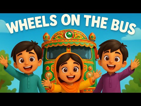 Wheels on the Bus go round and round | Nursery Rhymes & Kids Songs