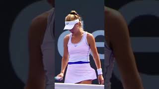 Iva Jovic vs Magdalena Frech. QF. Guadalajara Open series 2026. Julie Kjendlie juez de silla