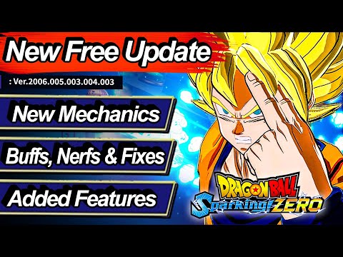 THEY FIXED EVERYTHING!!! MASSIVE Dragon Ball Sparking Zero Update