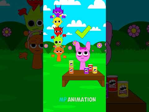 NEW Sprunki Arrange the colors of the challenge correctly Sprunki Animation #sprunki #shorts
