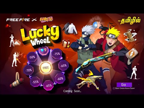 Lucky Wheel Discount Event Free Fire 💥 Next Evo Vault Event 🥰 Naruto Event Free Fire 🔥 VS Gaming