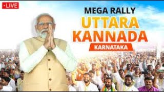 PM Modi addresses a public meeting in Uttara Kannada, Karnataka | Lok Sabha Election 2024