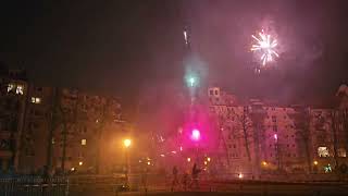 Berlin - Viktoria-Luise-Platz - New Years Eve fireworks 2025