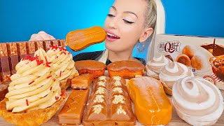ASMR EATING CHOCOLATE, ICE CREAM, CAKE, MOCHI, MARSHMALLOW, DESSERT, MUKBANG, 초콜릿 디저트 먹방