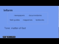 Text Types and Their Purposes