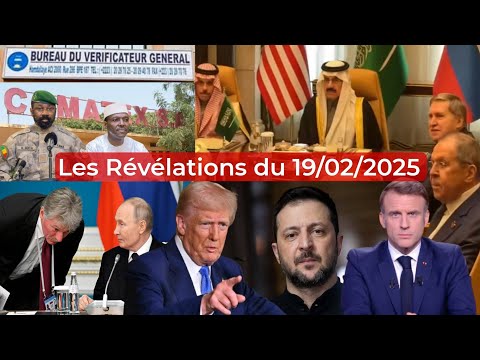 Les Revelations du Mercredi 19/02/2025 - Trump Frappe Zelensky, Verificateur General vs COMATEX, Ass