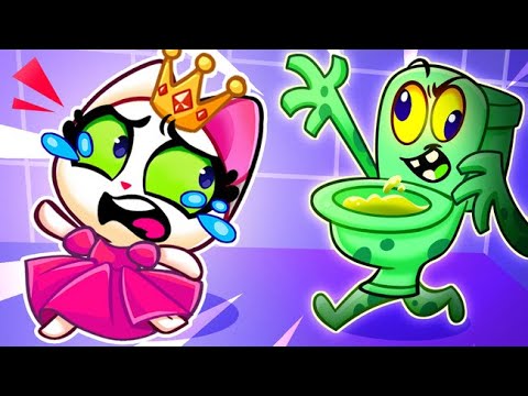 Zombie Potty VS Princess 👑 Fun Learning Videos For Toddlers by Purr-Purr Stories