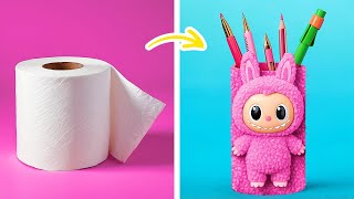 LABUBU 🐻を作る方法 | 自宅や学校で簡単かつ楽しいDIYクラフト