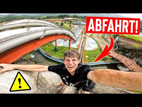 MEGA-RUTSCHE in VERLASSENEM WASSERPARK gefunden!💦 | EXTREMER HIKE auf ZUCKERHUT (Brasilien 🇧🇷)