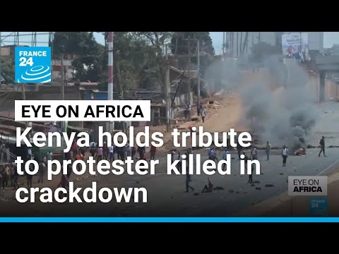 YouTube video thumbnail: Kenya Holds Tribute to Protester Killed in Government Crackdown on Dissent