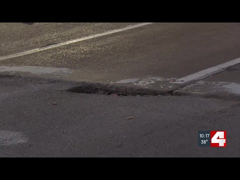 After the snow melt, pothole problems popping up in St Louis