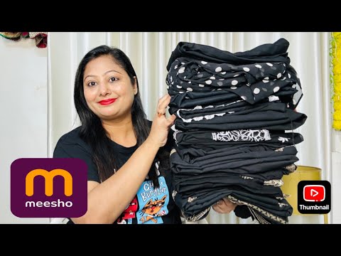 Meesho Black Kurti/Kurta set/Maxi Dress Haul Starting Rs 349/- 🥰Tryon 🥰Honest Review 🥰Rimajain