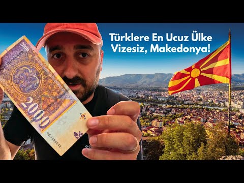 Makedonya'ya Geldim | Herkes Türkçe Biliyor ve Çok Ucuz 🇲🇰