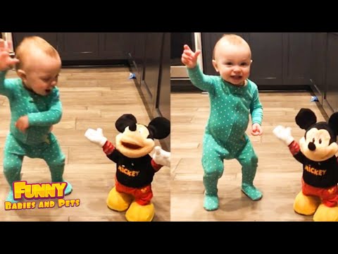Try Not to Laugh 😄 Funny Baby Dancing At Home Compilation | Funny Baby Videos