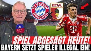 DFB SAGT BAYERN VS AUGSBURG AB – IRREGULÄRER SPIELER SORGT FÜR CHAOS | nachrichten bayern münchen