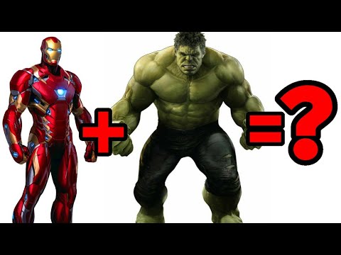KEREN, menggambar gabungan fusion IRONMAN + HULK menjadi superhero hebat
