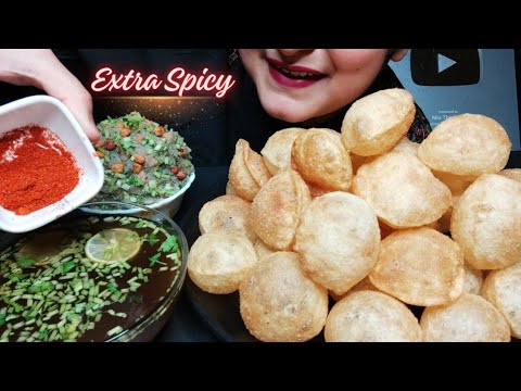 EXTREME SPICY PANIPURI | GOLGAPPA CHALLENGE | SPICY PANIPURI CHALLENGE | PANIPURI ASMR