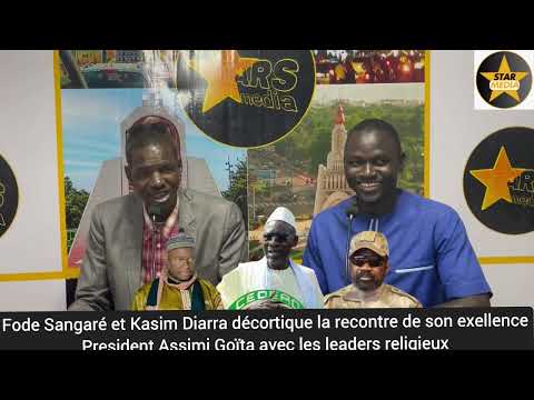 VOEUX 2025 SON EXELLENCE GÉNÉRAL ASSIMI GOÏTA A RENCONTRE LES LEADERS RELIGIEUX ET LA SOCIETÉ CIVIL