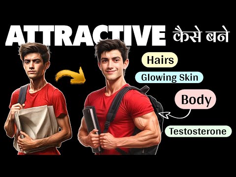 ATTRACTIVE KAISE BANE | हैंडसम कैसे बने | looks maxxing | Healthy zone