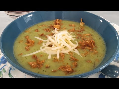 Deliciosa Crema de Calabacín y Puerro Con Toque Final ¡SORPRENDENTE!