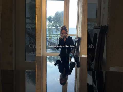 The process and result of my largest painting, Querencia #art #resin #artist #contemporaryart