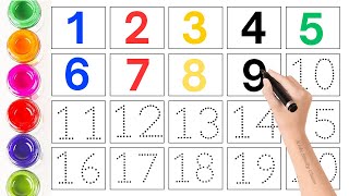 123 Number Counting | 1234 Number Names | 1 To 20 Numbers | 123 learning for kids | Counting Numbers