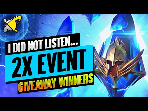 I DID NOT LISTEN... 2X Event Highlights | Giveaway Winners !! | RAID: Shadow Legends
