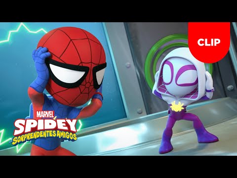 Spidey y sus Sorprendentes Amigos | Clip | ¡Boom Boom Sónico!