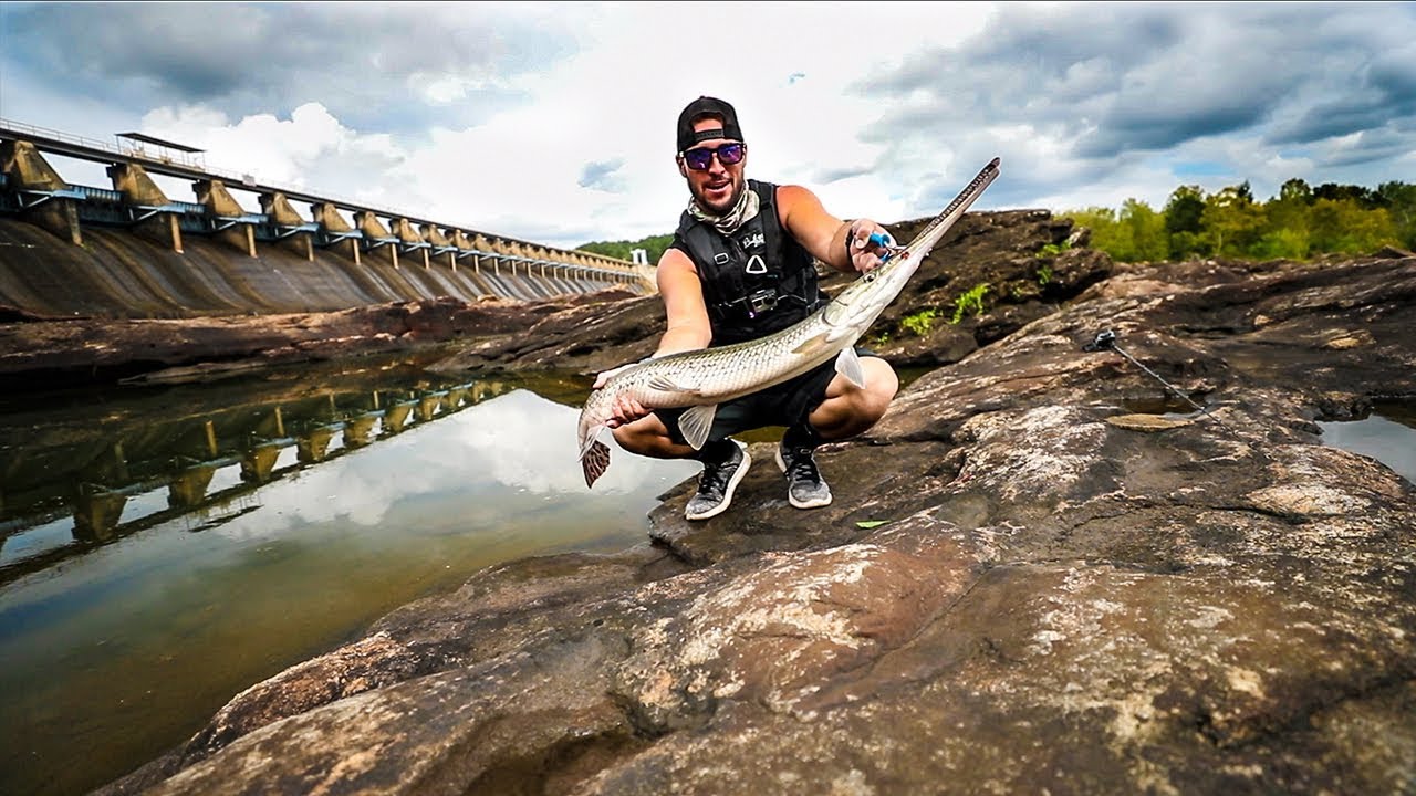 Catching Monster Fish Trapped In Tiny Pools! (Very Rare)