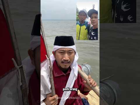 Bagaimanapun komentarnya tetap optimis pakai perahu galon!!! #shorts #shortvideo