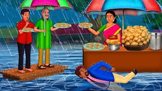 बारिश में पानी पूरी वाला | Hindi Kahaniya | Stories in Hindi | Moral Stories | Bedtime Stories Hindi