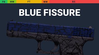 Glock-18 Blue Fissure Wear Preview