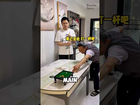 Si kakek diajak main billiard🤣
