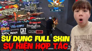 Supi Sử Dụng Full Skin Súng Trong Tất Cả Sự Kiện Hợp Tác Từ Trước Tới Nay Để Leo Thách Đấu Tử Chiến